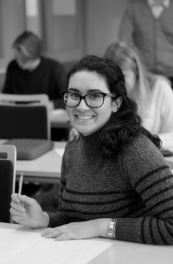 Elev på samhällsvetenskapsprogrammet